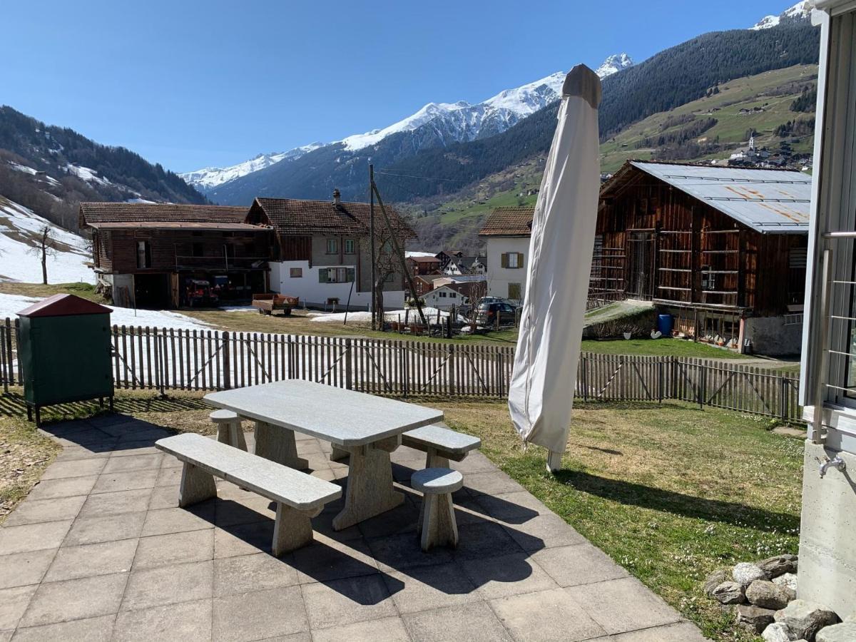 Casa Steilalva - Grosszuegiges Chalet Fuer Erholsamen Familienurlaub Surrein Buitenkant foto