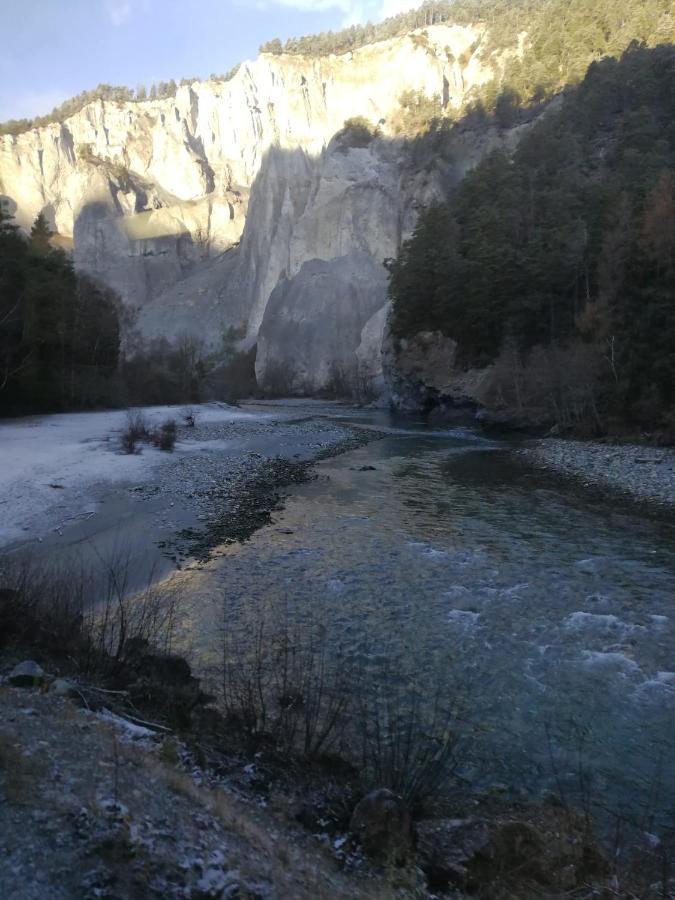 Casa Steilalva - Grosszuegiges Chalet Fuer Erholsamen Familienurlaub Surrein Buitenkant foto